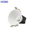 Trimmlose weiße/schwarze eingebettete LED -Cob -Downlight -Scheinwerfer
